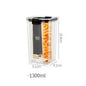 Transparent Food Storage Containers Kitchen Storage Airtight Cans Plastic Storage Boxes - Confia - reusablefoodstoragebags confia
