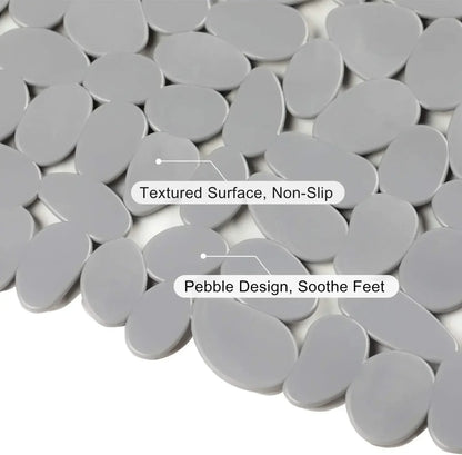 Bathroom Mat Bathtub Bath Mat PVC Large Bathtub Safety Shower Non-slip Bath Mats With Suction Cups Floor Mat - Confia - reusablefoodstoragebags confia