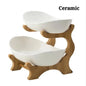 Ceramic Living Room Home Three-layer Fruit Plate Candy Dish Creative Modern Dried Basket Snack Snack Trinket Dish - Confia
