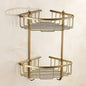 Solid Brass Bathroom Accessories Set with Robe hook, Paper Holder, Towel Bar, Soap Basket, Bathroom Fitting Sets - Confia - reusablefoodstoragebags confia