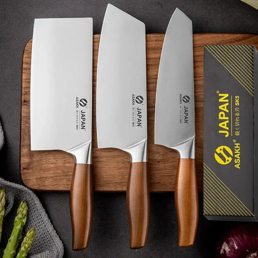 Professional Chef Knives Japanese Kitchen Knife Meat Fish Slicing Vegetable Cutter Butcher Cleaver Sashimi Cooking Utility Knife - Confia