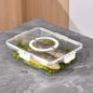 Refrigerator Storage Container with Lid - Multifunctional Serving Veggie Tray - Confia - reusablefoodstoragebags confia