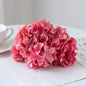 Artificial Flowers Silk Hydrangea Vase for Home Decoration Accessories Wedding Decorative Fake Plants Christmas Garland Material - Confia
