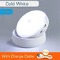 Motion Sensor Night Light for Home with USB Charging Battery Rechargeable Wireless Magnetic Self Adhesive LED Lamp for Wardrobe, Cabinet, Cupboard, Kitchen, Bedroom, Stairs - Confia