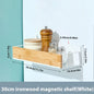 4 Pack Magnetic Spice Storage Rack Organizer for Refrigerator and Oven, Wood Fridge Organizers and Storage - Confia - reusablefoodstoragebags confia