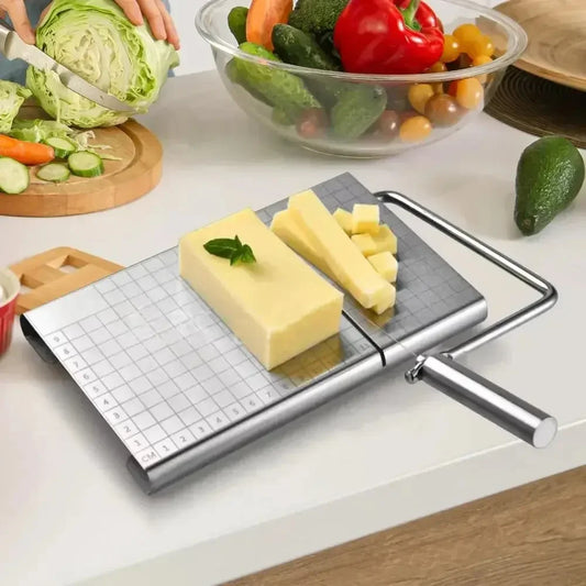 Cheese Slicer Household Ham and Cheeses Cut Into Slices Tools Kitchen Portable Gadget Heavy Duty Durable Butter Simple Cutter - Confia