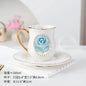 Ceramic rose cup, coffee cup plate set, handmade ceramic flower cup Gift for Women - Confia