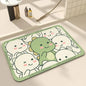 Bath Mats Cute Cat Dog Diatom Ooze Kitchen Accessories Prayer Mat Diatomaceous Earth Mat Non-Slip Super Absorbent Quick Drying Bathroom Mat Natural, Easy to Clean - Confia - reusablefoodstoragebags confia