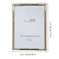 Golden Metal Photo Frame Stand Photo Frame Desktop Pendulum Decorative Frame Wall Decoration room photo decoration frame - Confia
