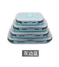 4pcs Food Storage Containers - Collapsible, Airtight, Freezer & Microwave Safe - Ideal for Leftovers and Fresh Fruit - Confia - reusablefoodstoragebags confia