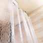 Waterproof Bathroom Shower Curtain Transparent Bathroom Curtain with Hooks Thickened Bathing Curtain with mildew proof - Confia - reusablefoodstoragebags confia