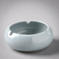 Ceramic Ashtray Handmade Ice Crack Decorative Modern Hotel Ash Tray Living Room Desktop Simple Ashtrays Home Decoration - Confia