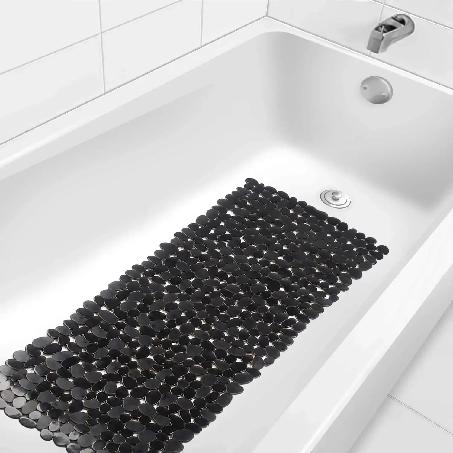 Bathroom Mat Bathtub Bath Mat PVC Large Bathtub Safety Shower Non-slip Bath Mats With Suction Cups Floor Mat - Confia - reusablefoodstoragebags confia