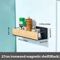4 Pack Magnetic Spice Storage Rack Organizer for Refrigerator and Oven, Wood Fridge Organizers and Storage - Confia - reusablefoodstoragebags confia