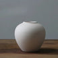 Plain Ceramic Vase Arrangement Creative and Minimalist Nordic Ins Style Decoration Pottery Props for Home Photography Plain Vase - Confia